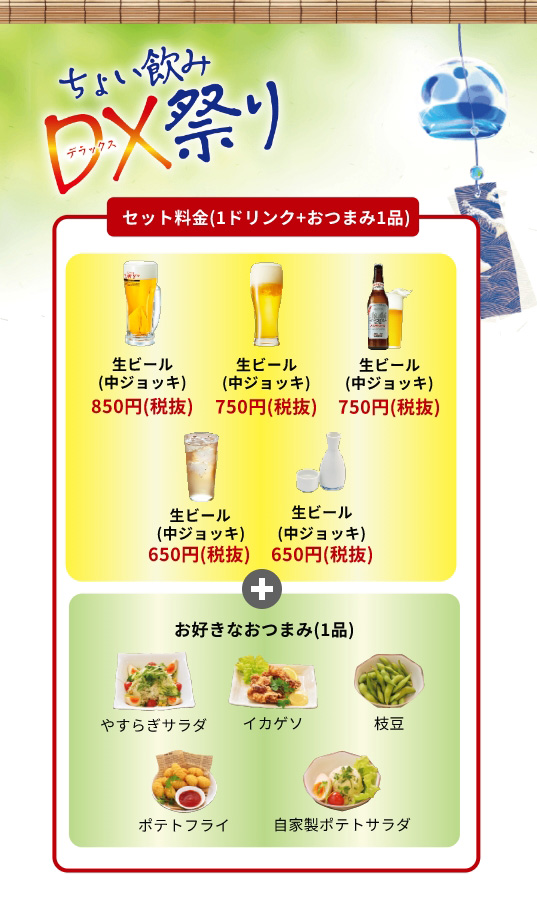 ちょい飲みDX祭り